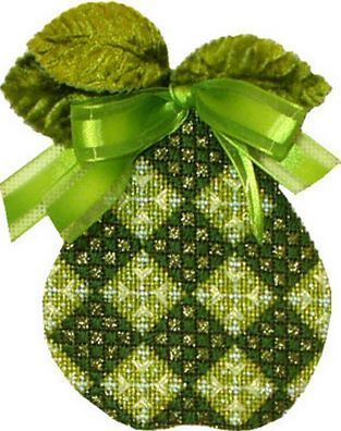 Melissa Shirley Designs Diamonds Pear Needlepoint Canvas