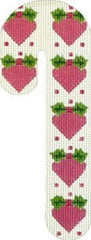 Melissa Shirley Designs Hearts Candy Cane Needlepoint Canvas