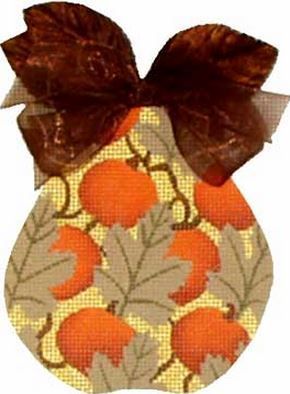 Melissa Shirley Designs Pumpkins Pear Needlepoint Canvas