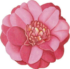 Melissa Shirley Designs Fuchsia Camellia Needlepoint Canvas