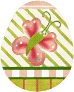 Melissa Shirley Designs Butterfly Egg Needlepoint Canvas