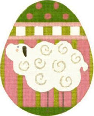 Melissa Shirley Designs Sheep Egg Needlepoint Canvas