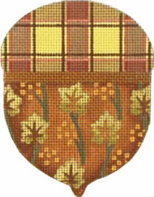 Melissa Shirley Designs Berry Vines Acorn Needlepoint Canvas