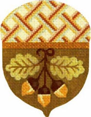 Melissa Shirley Designs Acorns & Leaves Acorn Needlepoint Canvas