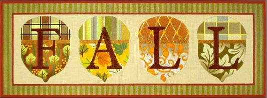 Melissa Shirley Designs Fall Banner Needlepoint Canvas