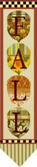 Melissa Shirley Designs Vertical Fall Banner Needlepoint Canvas