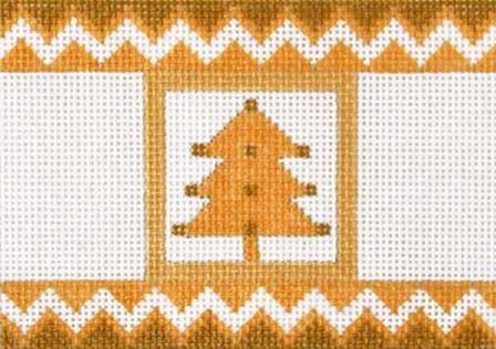 Melissa Shirley Designs Gold Crackers- Tree Needlepoint Canvas