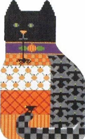 Melissa Shirley Designs Boo Kitty Needlepoint Canvas