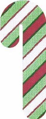 Melissa Shirley Designs Fruit Stripe Candy Cane Needlepoint Canvas