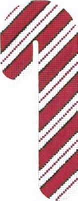 Melissa Shirley Designs Classic Red Stripe Candy Cane Needlepoint Canvas