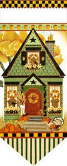 Melissa Shirley Designs Thanksgiving House Banner Needlepoint Canvas