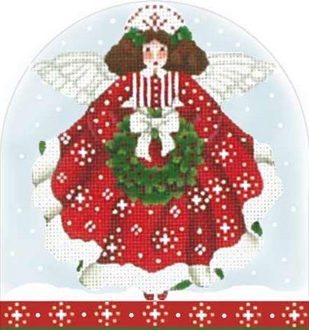 Melissa Shirley Designs Classic Angel Dome Needlepoint Canvas