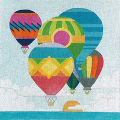 J. Child Designs Balloons Needlepoint Canvas