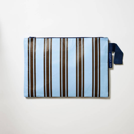Project Ten Large Zip Project Bag – Oxford Stripe