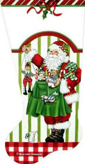 Melissa Shirley Designs Toy Santa Stocking Needlepoint Canvas