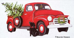 Melissa Shirley Designs Christmas Truck MLT Needlepoint Canvas