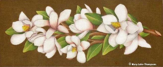 Melissa Shirley Designs Magnolias Needlepoint Canvas