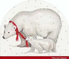 Melissa Shirley Designs Polar Bears Needlepoint Canvas