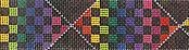 Zecca Rainbow Check Needlepoint Canvas