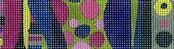 Zecca Stripes with Dots Belt Needlepoint Canvas