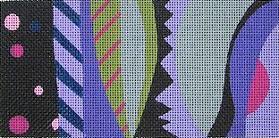 Zecca Dot Stripe Panel 4 Needlepoint Canvas