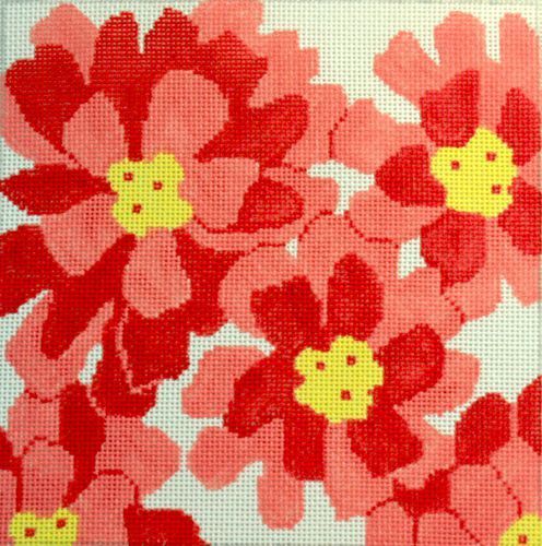 Jean Smith Designs Large Zinnia Needlepoint Canvas