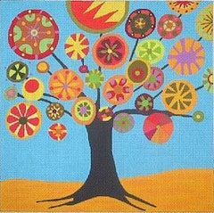 Zecca Tree of Life - Fall 18M Needlepoint Canvas