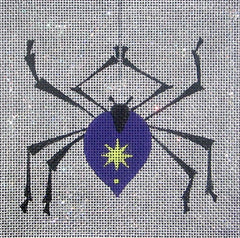 Zecca Spider Square Needlepoint Canvas