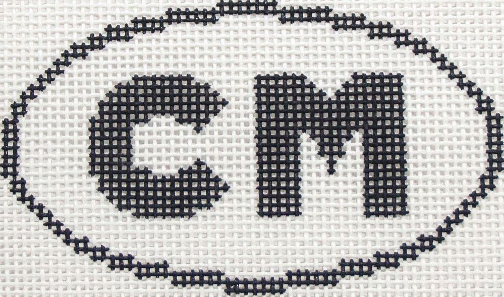 Silver Needle Cape May Ornanent Needlepoint Canvas