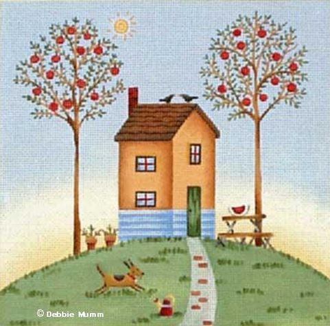Melissa Shirley Designs Summer DM12-B Needlepoint Canvas