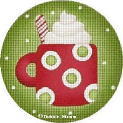 Melissa Shirley Designs Cup of Cocoa Orn DM Needlepoint Canvas