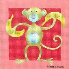 Melissa Shirley Designs Baby Animals-Monkey Needlepoint Canvas