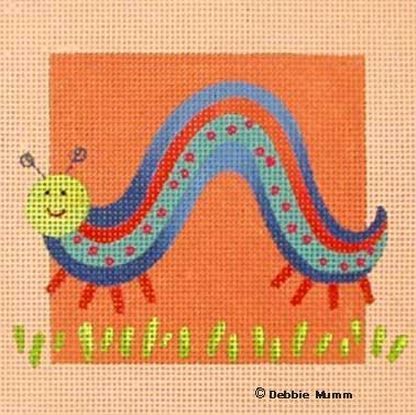 Melissa Shirley Designs Baby Animals-Caterpillar Needlepoint Canvas