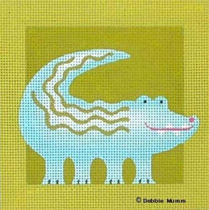 Melissa Shirley Designs Baby Animals-Alligator Needlepoint Canvas