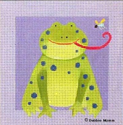 Melissa Shirley Designs Baby Animals-Frog Needlepoint Canvas