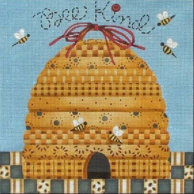 Melissa Shirley Designs Bee Kind DM28 Needlepoint Canvas