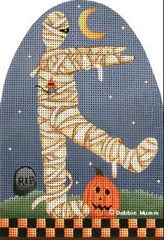 Melissa Shirley Designs Mr. Mummy Hween Kid Needlepoint Canvas