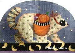 Melissa Shirley Designs Raccoon Halloween Kids Needlepoint Canvas