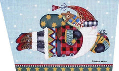 Melissa Shirley Designs Special Delivery Santa Cuff Needlepoint Canvas