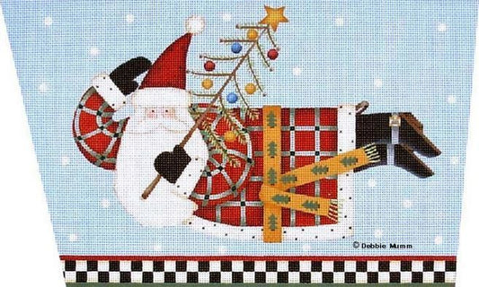Melissa Shirley Designs Joyous Tidings Santa Cuff Needlepoint Canvas