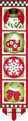 Melissa Shirley Designs Santa Banner DM48-B Needlepoint Canvas