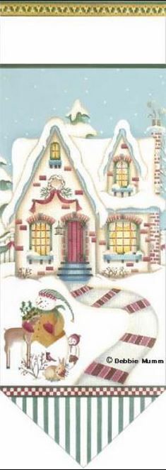 Melissa Shirley Designs Cozy Cottage Banner Needlepoint Canvas