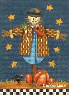 Melissa Shirley Designs Patches the Scarecrow Needlepoint Canvas