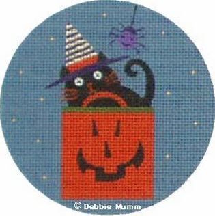 Melissa Shirley Designs Cat & Jack Orn DM Needlepoint Canvas