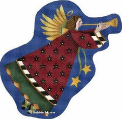 Melissa Shirley Designs Nativity - Red Angel DM Needlepoint Canvas