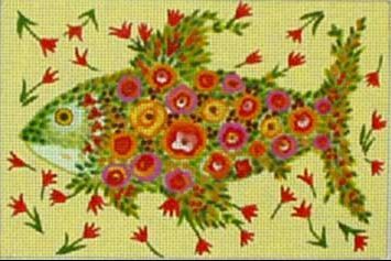 Melissa Shirley Designs Eufloria Box Needlepoint Canvas