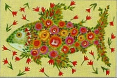 Melissa Shirley Designs Eufloria Box Needlepoint Canvas