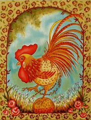 Melissa Shirley Designs The Pope's Rooster Needlepoint Canvas