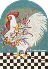 Melissa Shirley Designs Ribbon Chicken Needlepoint Canvas