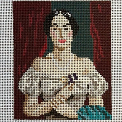 The Gingham Stitchery Kate Woodward Eugenia Needlepoint Canvas